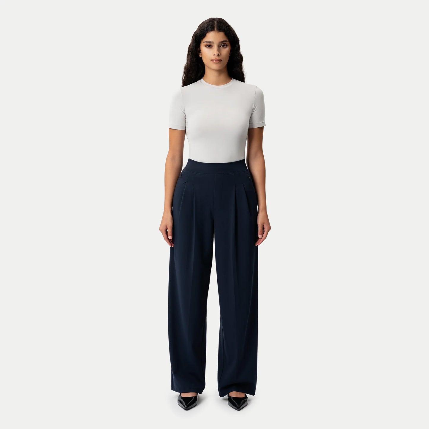 FLEXÉ Pleated Wide Leg