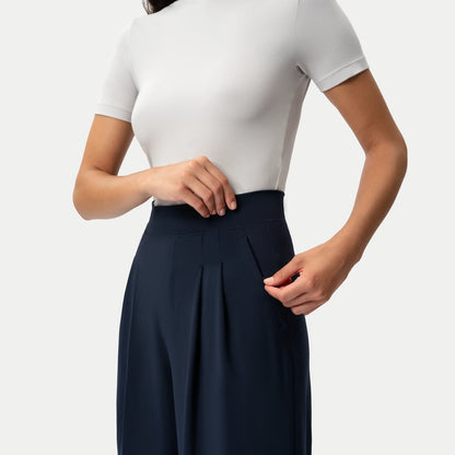 FLEXÉ Pleated Wide Leg