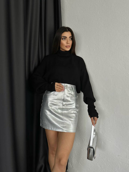 Metallic skirt