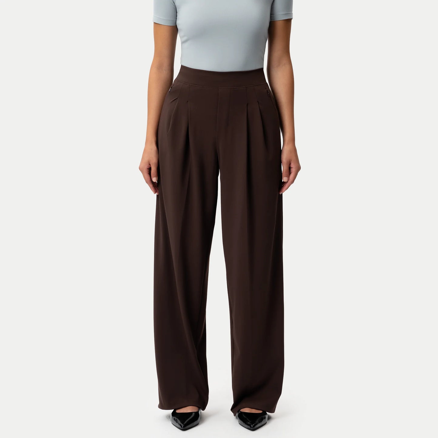 FLEXÉ Pleated Wide Leg