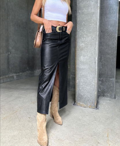 Leather Skirt