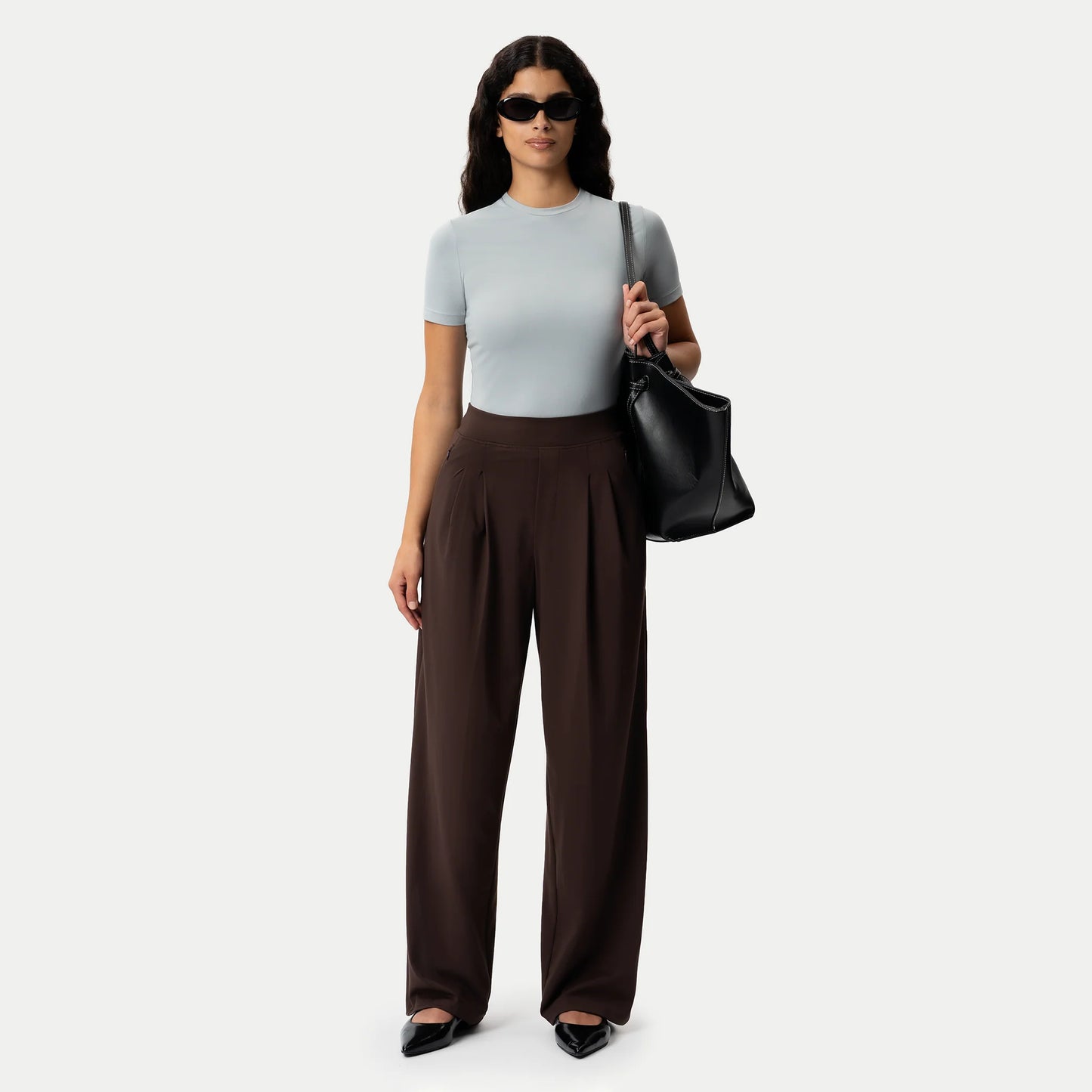 FLEXÉ Pleated Wide Leg