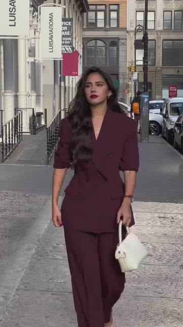 Burgundy Suit